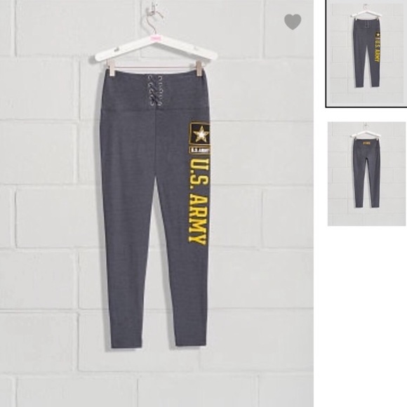 PINK Victoria's Secret Pants - NIP VS PINK US ARMY LEGGINGS
